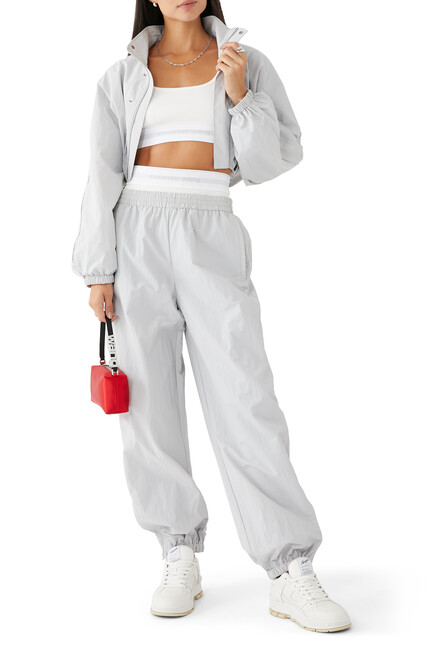 Track Pants With Exposed Logo Briefs